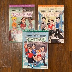 3 NWT DC Comics Secret Hero Society Comic Graphic Books